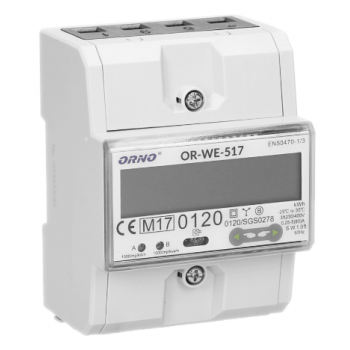 LICZNIK ENERGII ORNO OR-WE-517 3-FAZOWY 80A PORT RS485